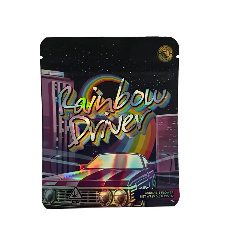 Rainbow Driver 3.5G Mylar Bags