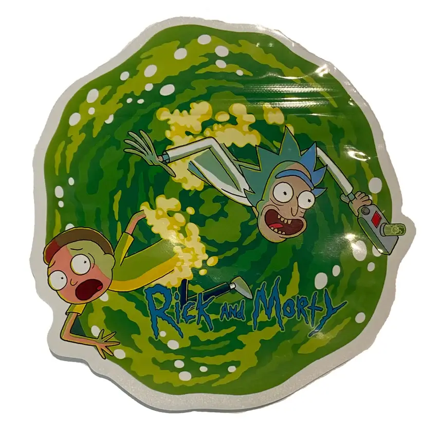 Ricky and Morty 3.5G Mylar Bags